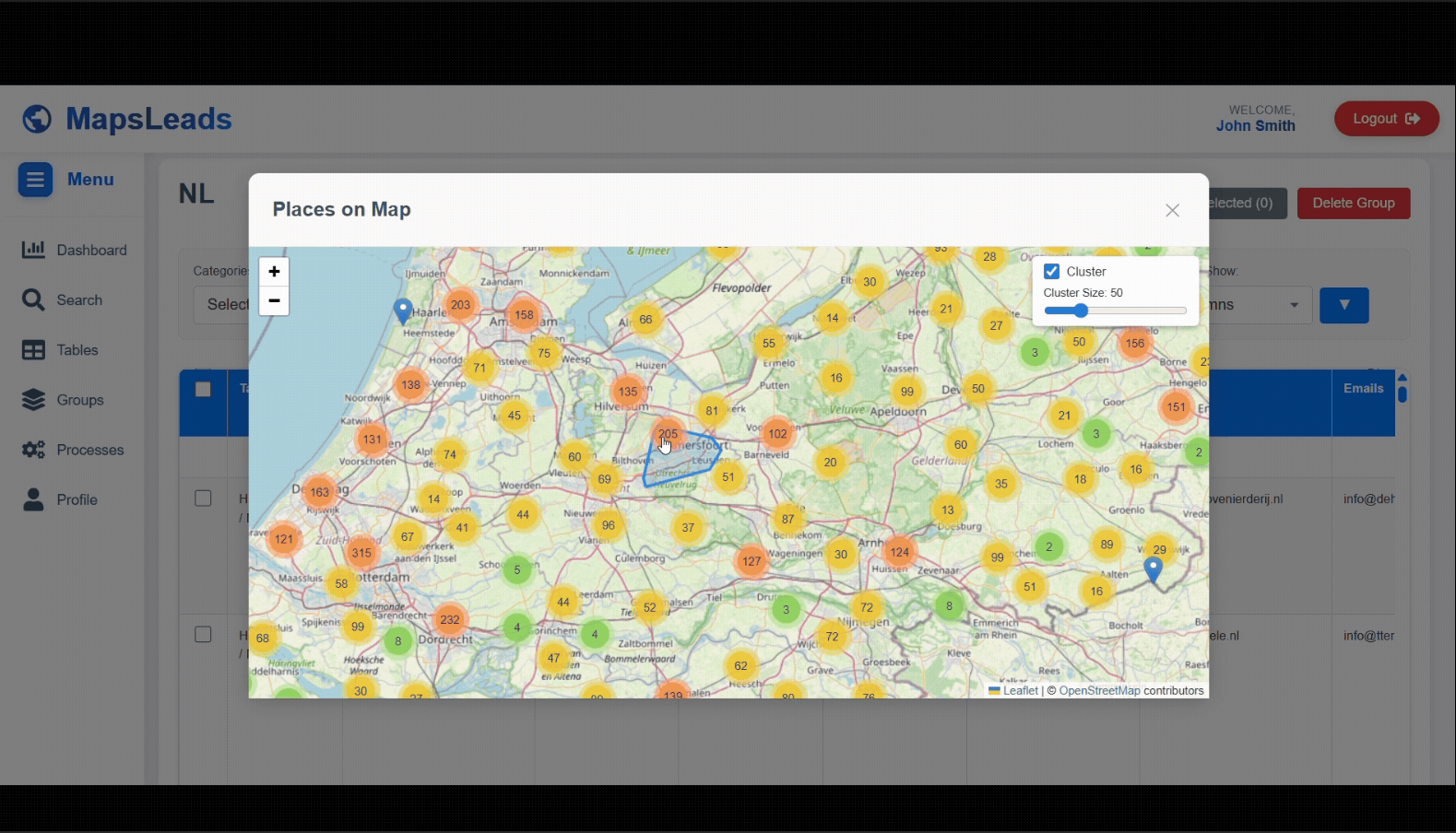 View Data on Map